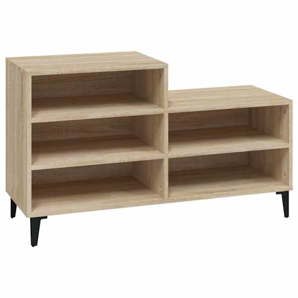 vidaXL kingakapp, Sonoma tamm, 102x36x60 cm, tehispuit
