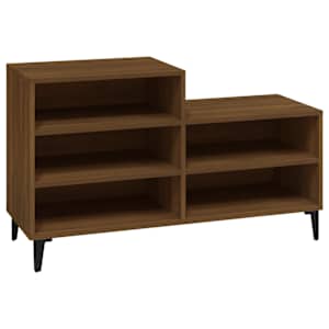 vidaXL kingakapp, pruun tamm, 102x36x60 cm, tehispuit