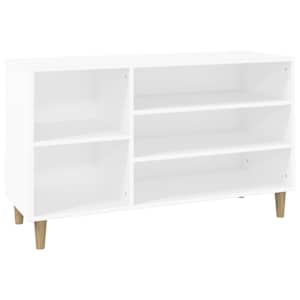Botník bílý 102x36x60 cm kompozitní dřevo - obrázek 2