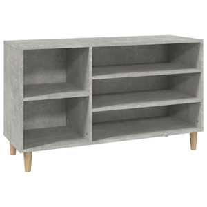 Botník betonově šedý 102x36x60 cm kompozitní dřevo - obrázek 2
