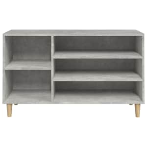 Botník betonově šedý 102x36x60 cm kompozitní dřevo - obrázek 5