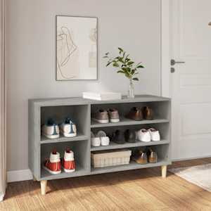 Botník betonově šedý 102x36x60 cm kompozitní dřevo - obrázek 1