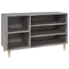 vidaXL kingakapp, hall Sonoma tamm, 102x36x60 cm, tehispuit