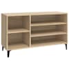vidaXL kingakapp, Sonoma tamm, 102x36x60 cm, tehispuit