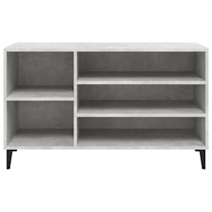Botník betonově šedý 102x36x60 cm kompozitní dřevo - obrázek 5