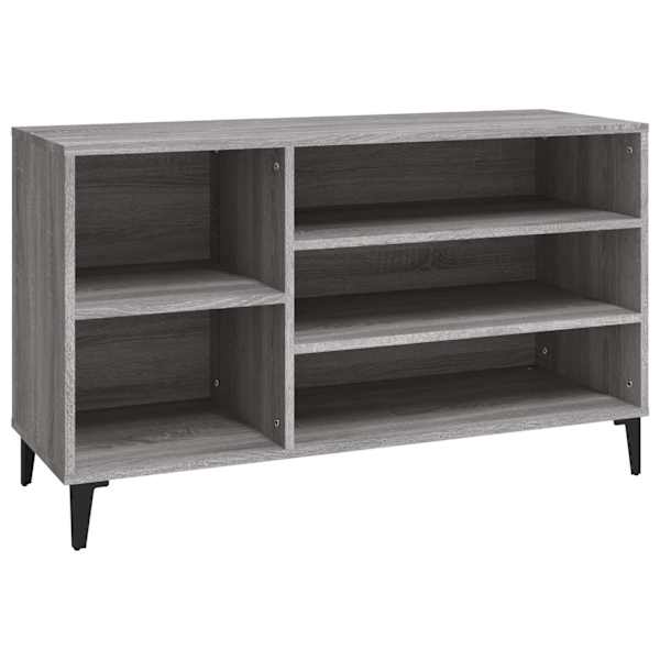 vidaXL kingakapp, hall Sonoma tamm, 102x36x60 cm, tehispuit
