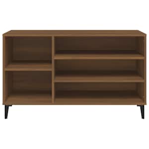Botník hnědý dub 102x36x60 cm kompozitní dřevo - obrázek 5