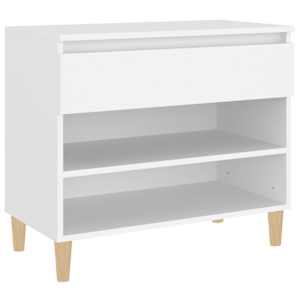 vidaXL jalatsikapp, valge, 70 x 36 x 60 cm, tehispuit