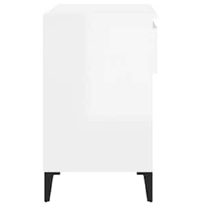 Botník bílý s vysokým leskem 70x36x60 cm kompozitní dřevo - obrázek 8