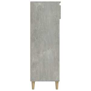 Botník betonově šedý 40x36x105 cm kompozitní dřevo - obrázek 5