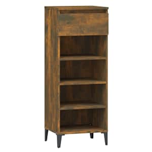 vidaXL kingariiul, suitsutatud tamm, 40x36x105 cm, tehispuit
