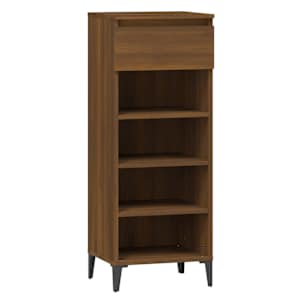 vidaXL kingariiul, pruun tamm, 40x36x105 cm, tehispuit
