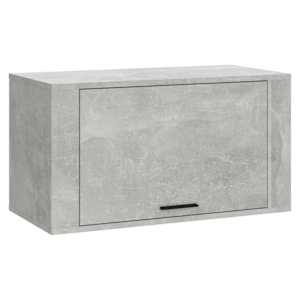 vidaXL seinale kinnitatav kingakapp, betoonhall, 70x35x38 cm tehispuit