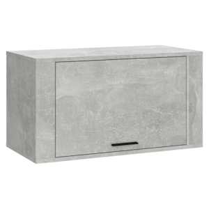 Nástěnný botník betonově šedý 70 x 35 x 38 cm kompozitní dřevo - obrázek 2