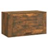 vidaXL seinale kinnitatav kingakapp, suitsutatud tamm, 70 x 35 x 38 cm