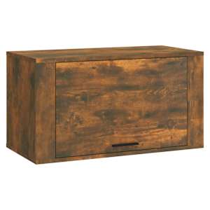 vidaXL seinale kinnitatav kingakapp, suitsutatud tamm, 70 x 35 x 38 cm