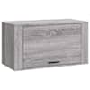 vidaXL seinale kinnitatav kingakapp, hall Sonoma tamm, 70 x 35 x 38 cm