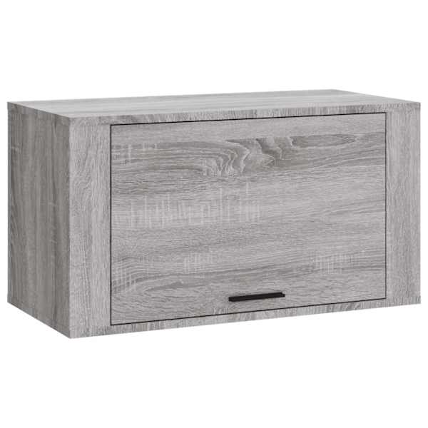 vidaXL seinale kinnitatav kingakapp, hall Sonoma tamm, 70 x 35 x 38 cm