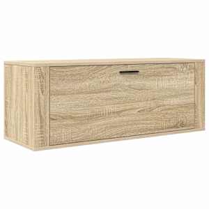 vidaXL seina kingakapp, Sonoma tamm, 100 x 35 x 38 cm, tehispuit