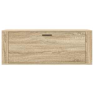 Nástěnný botník dub sonoma 100 x 35 x 38 cm kompozitní dřevo - obrázek 5