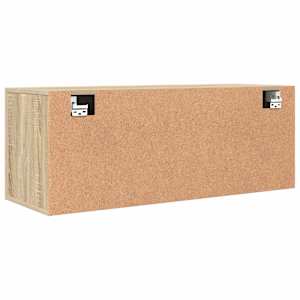 Nástěnný botník dub sonoma 100 x 35 x 38 cm kompozitní dřevo - obrázek 8