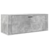 vidaXL seina kingakapp, betoonhall, 100 x 35 x 38 cm, tehispuit