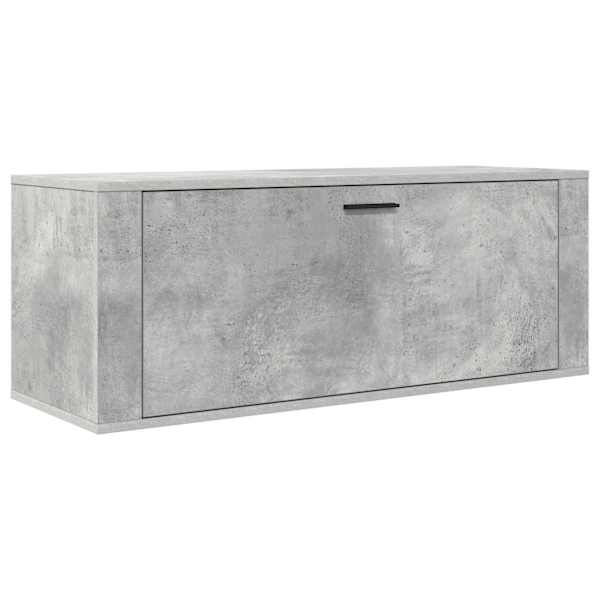 vidaXL seina kingakapp, betoonhall, 100 x 35 x 38 cm, tehispuit