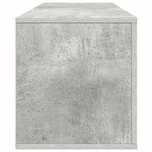 Nástěnný botník betonově šedý 100x35x45 cm kompozitní dřevo - obrázek 7