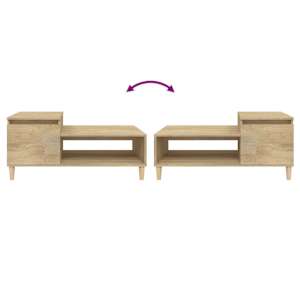 Konferenční stolek dub sonoma 100 x 50 x 45 cm kompozitní dřevo - obrázek 8