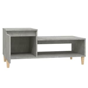 Konferenční stolek betonově šedý 100x50x45 cm kompozitní dřevo - obrázek 6