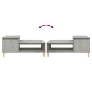 Konferenční stolek betonově šedý 100x50x45 cm kompozitní dřevo - obrázek 8
