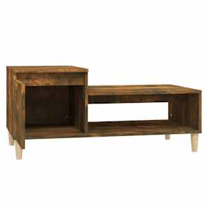 Konferenční stolek kouřový dub 100x50x45 cm kompozitní dřevo - obrázek 6