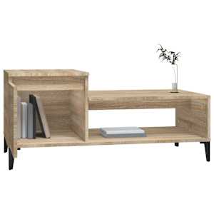 Konferenční stolek dub sonoma 100 x 50 x 45 cm kompozitní dřevo - obrázek 4