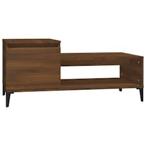 vidaXL kohvilaud, pruun tamm, 100 x 50 x 45 cm, tehispuit
