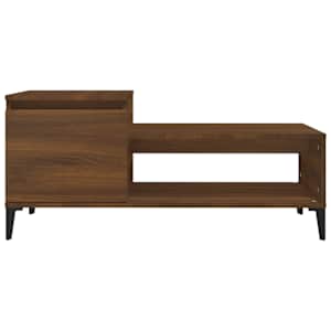 Konferenční stolek hnědý dub 100x50x45 cm kompozitní dřevo - obrázek 5