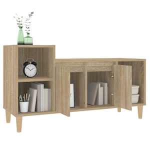 TV skříňka dub sonoma 100x35x55 cm kompozitní dřevo - obrázek 4
