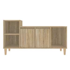TV skříňka dub sonoma 100x35x55 cm kompozitní dřevo - obrázek 5