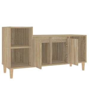 TV skříňka dub sonoma 100x35x55 cm kompozitní dřevo - obrázek 6