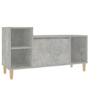 TV skříňka betonově šedá 100x35x55 cm kompozitní dřevo - obrázek 2