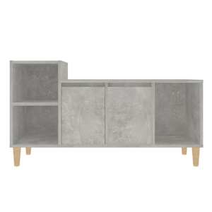 TV skříňka betonově šedá 100x35x55 cm kompozitní dřevo - obrázek 6