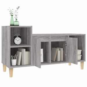 TV skříňka šedá sonoma 100x35x55 cm kompozitní dřevo - obrázek 4