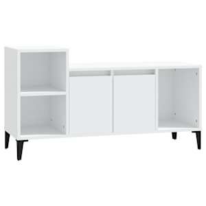 TV skříňka bílá 100x35x55 cm kompozitní dřevo - obrázek 2
