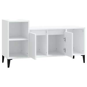 TV skříňka bílá 100x35x55 cm kompozitní dřevo - obrázek 6