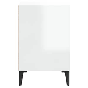 TV skříňka bílá s vysokým leskem 100x35x55 cm kompozitní dřevo - obrázek 7