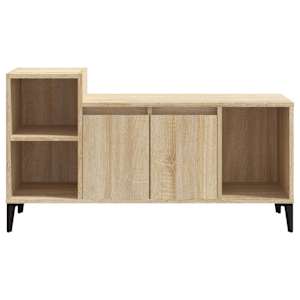 TV skříňka dub sonoma 100x35x55 cm kompozitní dřevo - obrázek 5