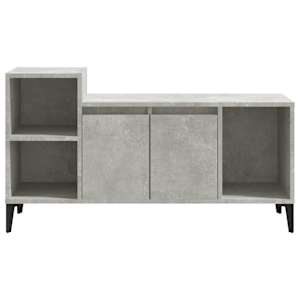 TV skříňka betonově šedá 100x35x55 cm kompozitní dřevo - obrázek 5