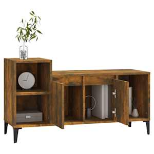 TV skříňka kouřový dub 100x35x55 cm kompozitní dřevo - obrázek 4