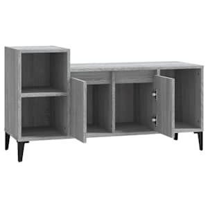 TV skříňka šedá sonoma 100x35x55 cm kompozitní dřevo - obrázek 6
