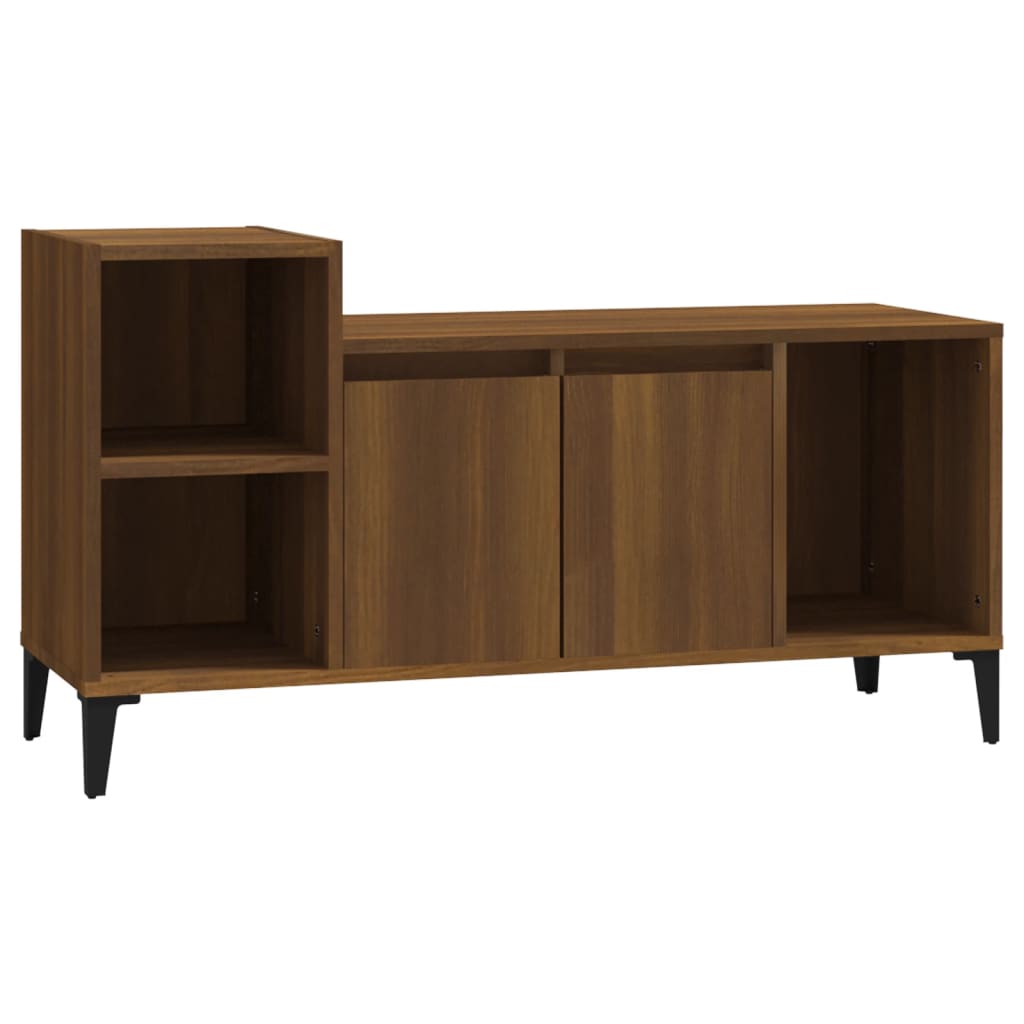 vidaXL TV skříňka hnědý dub 100x35x55 cm kompozitní dřevo