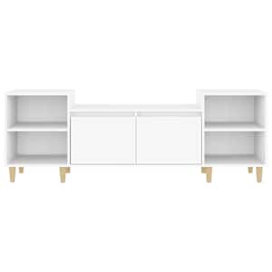 TV skříňka bílá 160 x 35 x 55 cm kompozitní dřevo - obrázek 6